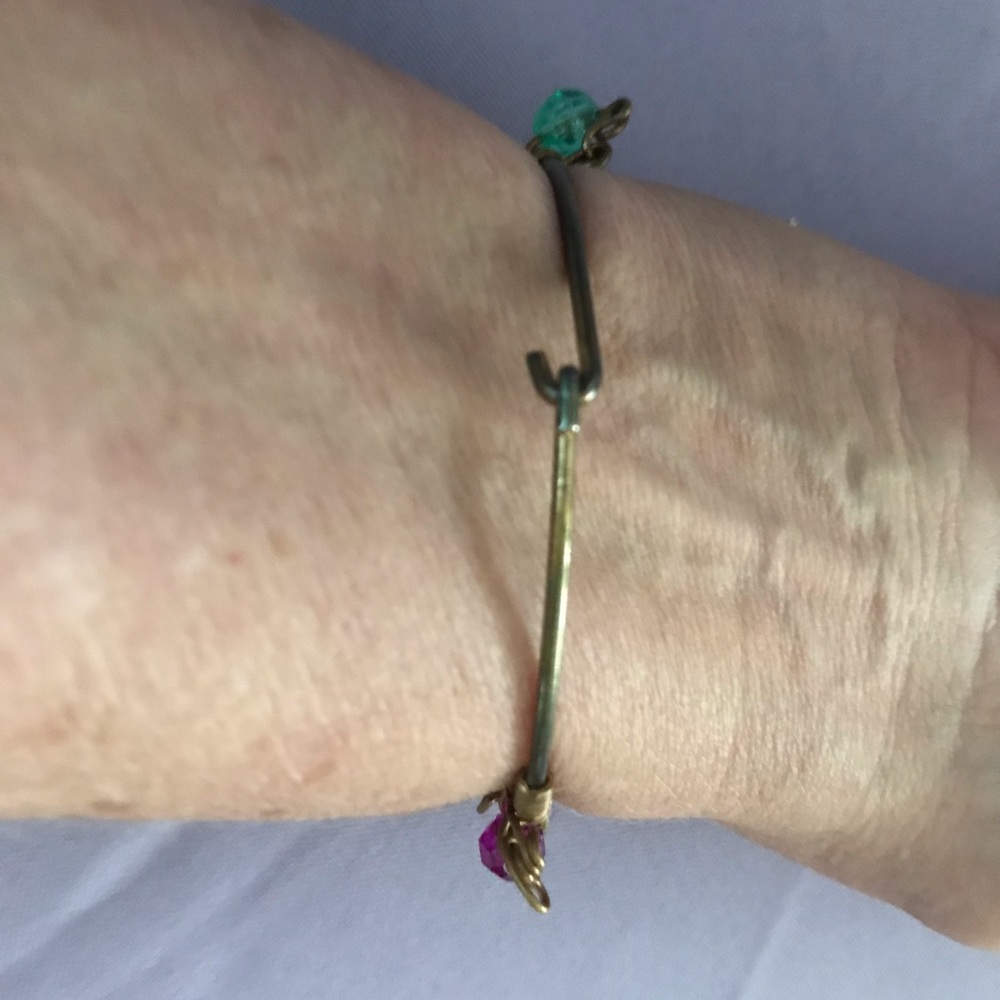 Handmade❣️Wire Beaded Bracelet - Picture 4 of 4